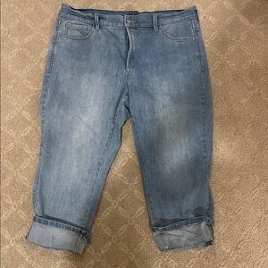 NYDJ Women's Light Blue Ankle Jeans